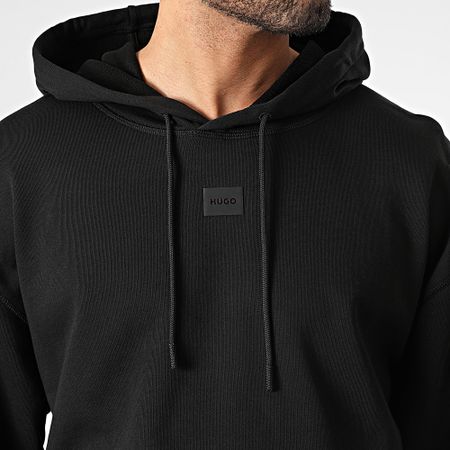 HUGO - Sudadera con capucha Dompol 50505043 Negro