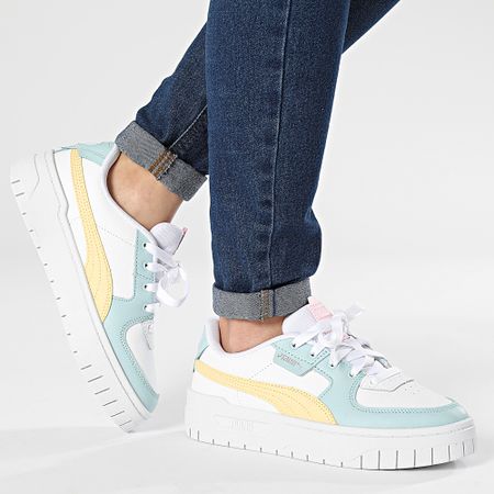 Puma - Cali Dream Pastel Jr Mujer Zapatillas 393359 Blanco Manzanilla
