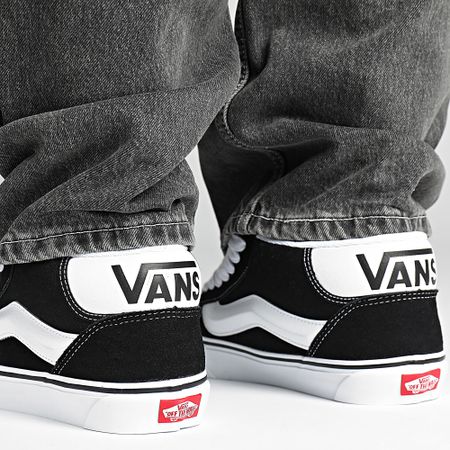 Vans - Knu Mid CQ96BT Negro Zapatillas True White