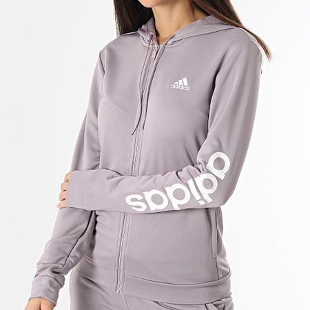 Adidas Performance - Chándal Mujer Linear IS0851 Morado