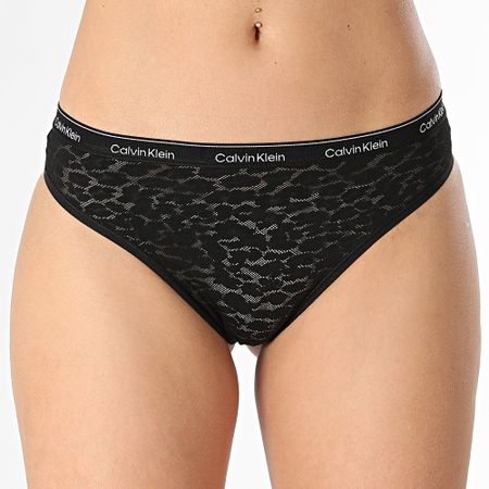 Calvin Klein - Paquete brasileño de 3 pares para mujer QD5225E Blanco Rosa Negro