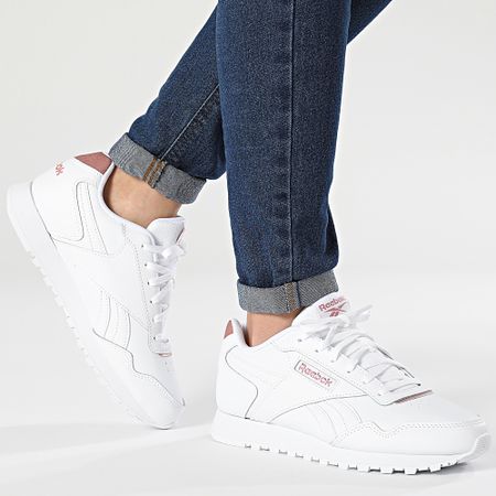 Reebok - Royal Glide 4606 Calzado Blanco Rosa Oro Zapatillas Mujer