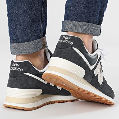 New Balance - Zapatillas Mujer 574 WL574QF2 Beige Gris Oscuro