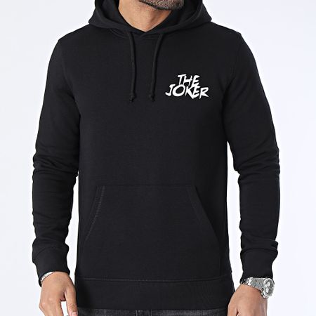 DC Comics - Sudadera con capucha Joker Chrome Negra