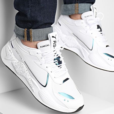 Puma - Zapatillas RS X Iridescent 397258 Blanco Negro