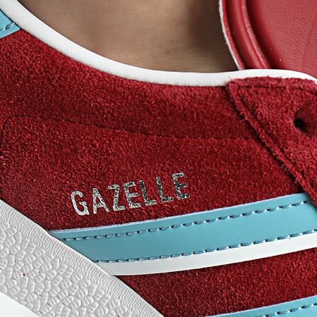 Adidas Originals - IG6198 Gazelle Classic Borgoña Azul Calzado Zapatillas Blanco
