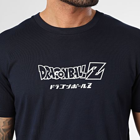 Dragon Ball Z - Camiseta Back Kame Drip Azul Marino