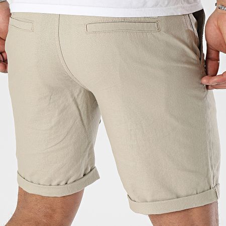 Blend - Pantalones cortos chinos de lino 20715214 Beige