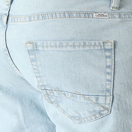 Blend - Pantalón corto vaquero 20716430 Lavado azul