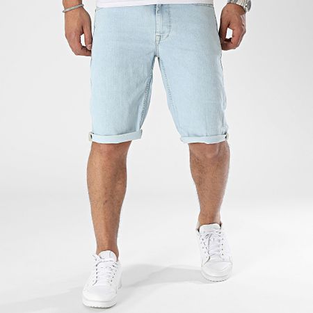 Blend - Pantalón corto vaquero 20716430 Lavado azul