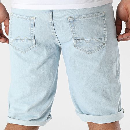 Blend - Pantalón corto vaquero 20716430 Lavado azul