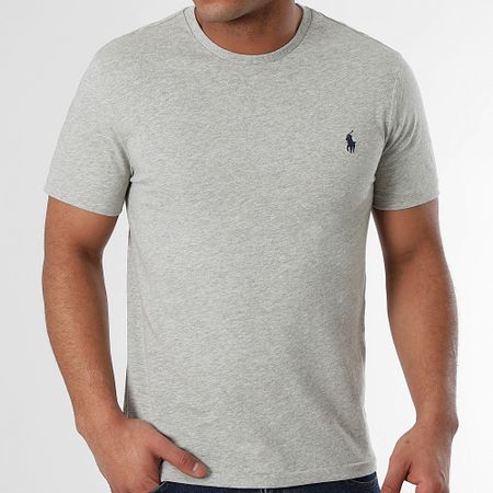 Polo Ralph Lauren - Tee Shirt Custom Slim Fit Heather Grey