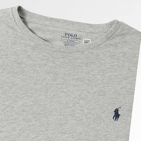 Polo Ralph Lauren - Tee Shirt Custom Slim Fit Heather Grey