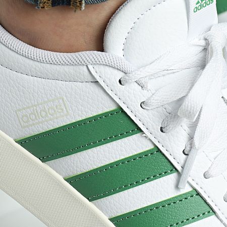 Adidas Performance - VL Court 3.0 Zapatillas ID9069 Calzado Blanco Preloved Verde Aluminio
