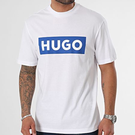 Hugo Azul - Camiseta Nico 50522376 Blanco