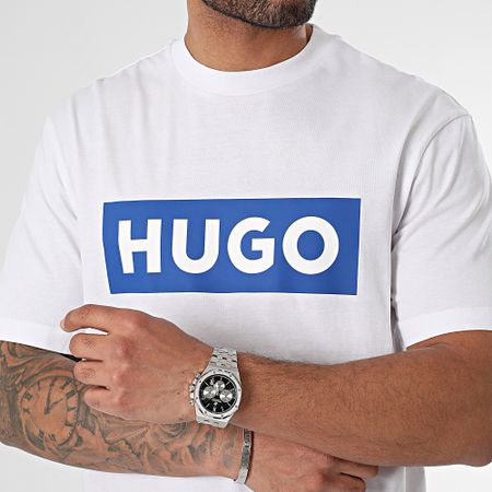 Hugo Azul - Camiseta Nico 50522376 Blanco
