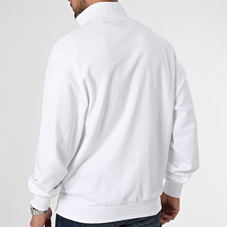 Hugo Azul - Sudadera Cuello Cremallera Neeler 50522367 Blanco
