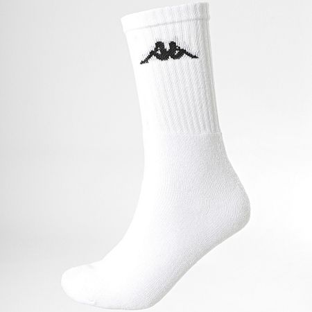 Kappa - Lote de 3 pares de calcetines 93300104 Negro Blanco Gris