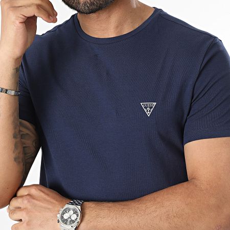 Guess - Camiseta U97M00-KCD31 Azul Marino