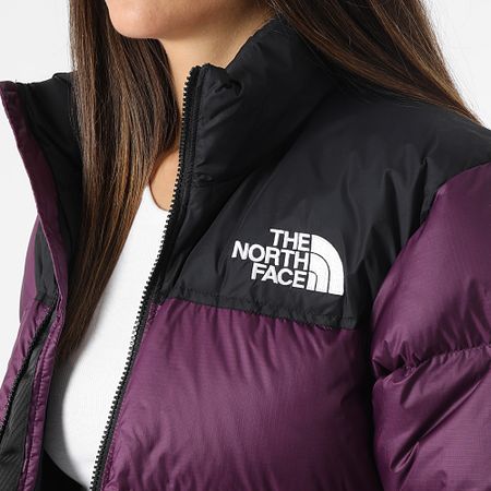 The North Face - Abrigo Retro Nuptse Violeta 96 Mujer