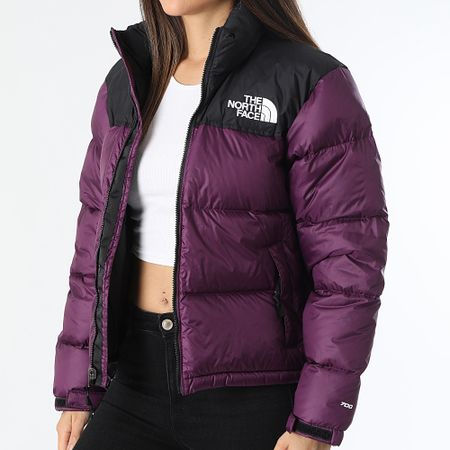 The North Face - Abrigo Retro Nuptse Violeta 96 Mujer