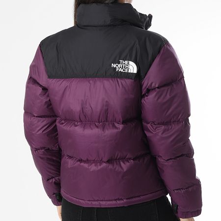 The North Face - Abrigo Retro Nuptse Violeta 96 Mujer