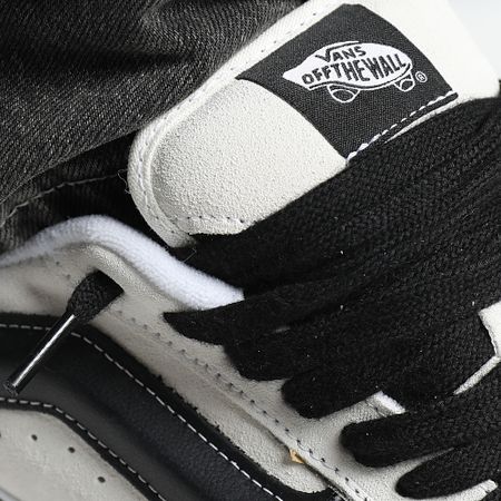 Vans - Knu Skool Zapatillas 9QCYB21 Ante Blanco Negro