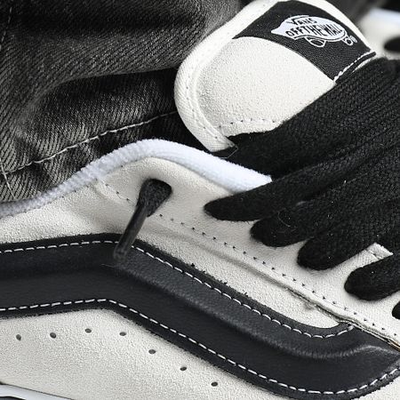 Vans - Knu Skool Zapatillas 9QCYB21 Ante Blanco Negro
