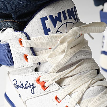 Ewing Athletics - Ewing 33 Hi Vintage 1BM02467 White Royal Orange Hi-Top Sneakers