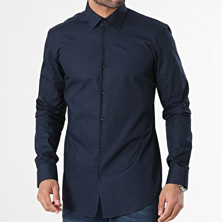 HUGO - Camisa Manga Larga C Jenno 50289499 Azul Marino
