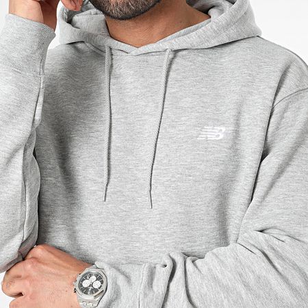 New Balance - MT41511 Sudadera con capucha Gris