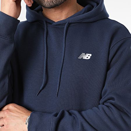 New Balance - MT41511 Sudadera con capucha Azul marino