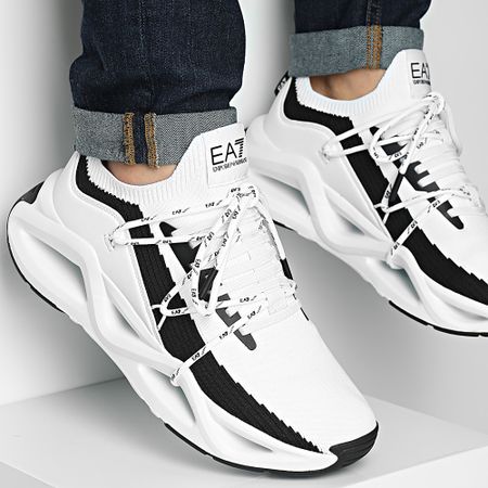 EA7 Emporio Armani - X8X087 XK227 Blanco Negro Zapatillas de entrenamiento