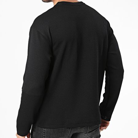 Calvin Klein - Sudadera de cuello redondo GMS4W338 Negro