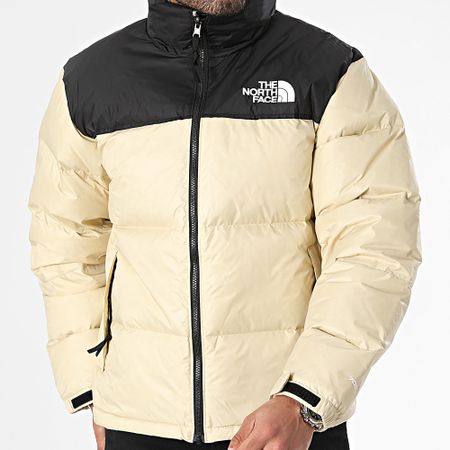 The North Face - Nuptse 1996 Abrigo retro con capucha A3C8D Beige