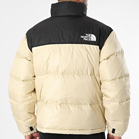 The North Face - Nuptse 1996 Abrigo retro con capucha A3C8D Beige