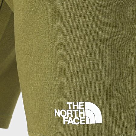 The North Face - Pantalones cortos de chándal estándar A3S4E Caqui verde