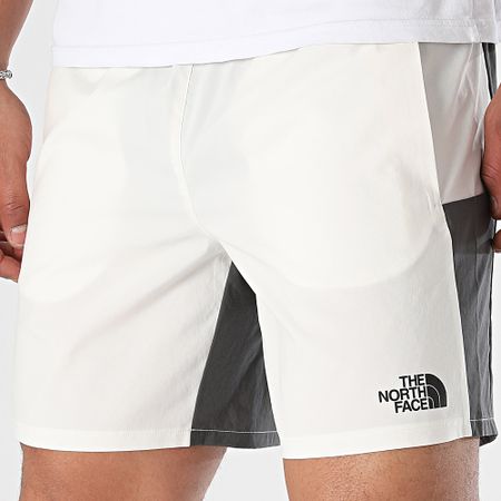 The North Face - Pantalón Corto Tejido A87JM Beige Gris