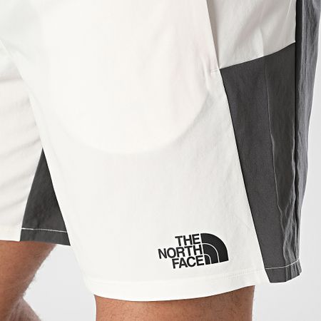 The North Face - Pantalón Corto Tejido A87JM Beige Gris