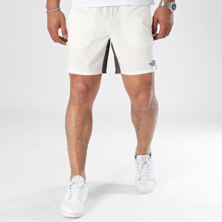 The North Face - Pantalón Corto Tejido A87JM Beige Gris