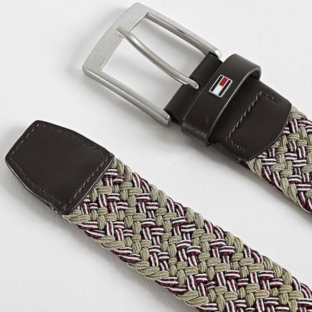 Tommy Hilfiger - Adan Cinturón 3.5 2051 Caqui Verde Blanco Rojo