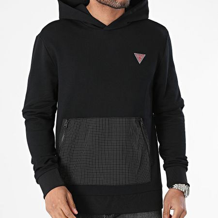 Guess - Sudadera con capucha Z4GQ02-KC532 Negro