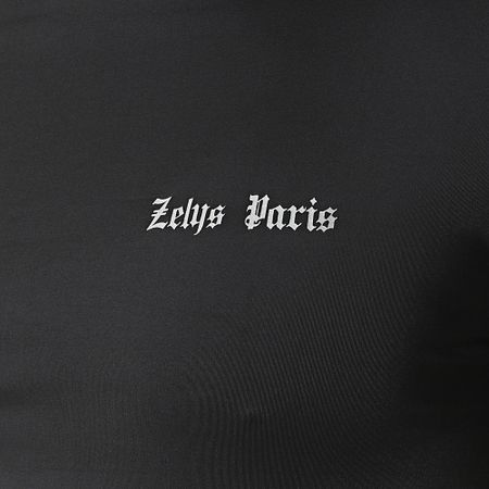 Zelys Paris - Conjunto de camiseta negra Dana y pantalón corto Legging Jogging