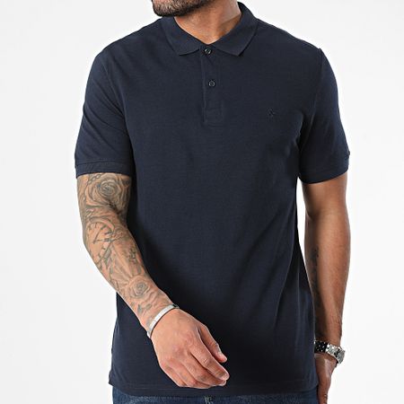 Jack And Jones - Polo básico de manga corta azul marino