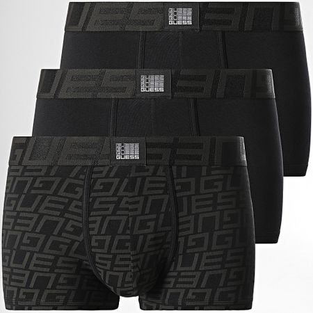 Guess - Juego de 3 calzoncillos U4RG01-K6YW0 negros