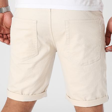 Jack And Jones - Pantalones cortos vaqueros Rick Original Beige
