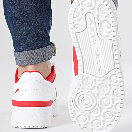 Adidas Originals - Forum Bold Zapatillas Mujer IF1173 Calzado Blanco Mejor Escarlata Rojo Brillante