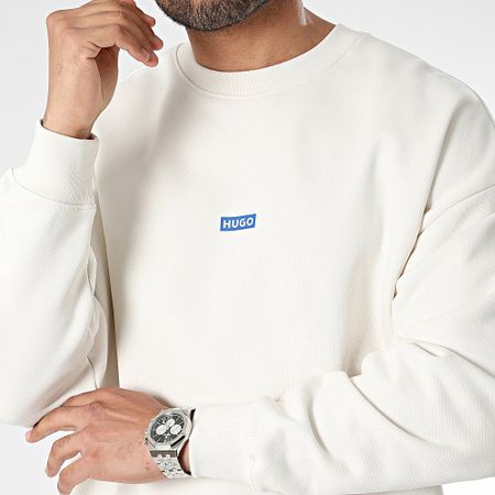 Hugo Azul - Sudadera de cuello redondo Naviu 50510732 Beige