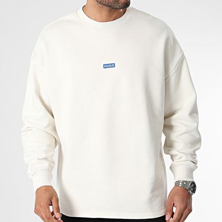 Hugo Azul - Sudadera de cuello redondo Naviu 50510732 Beige