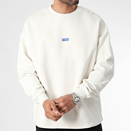 Hugo Azul - Sudadera de cuello redondo Naviu 50510732 Beige